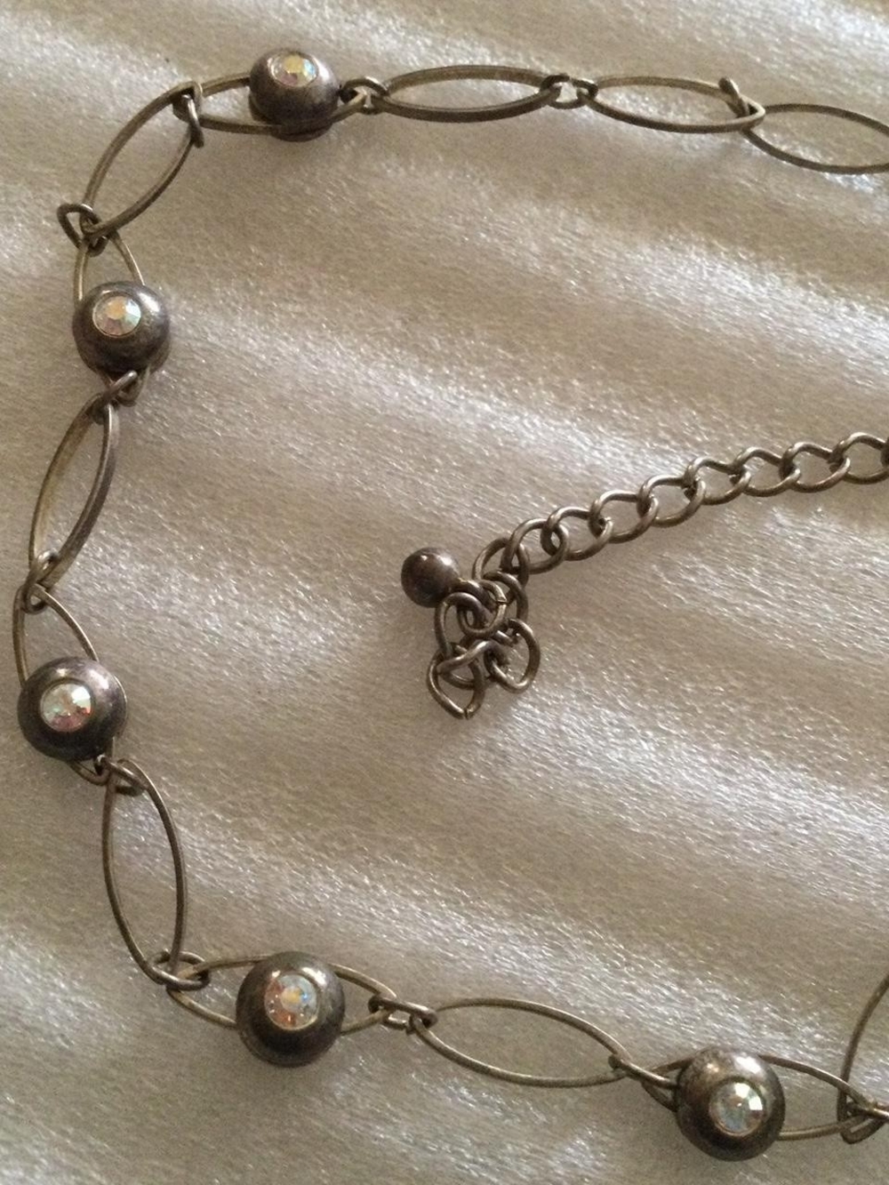 Afterthoughts Rhinestone Necklace